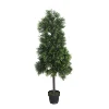 Green plastic cypress tree wholesale