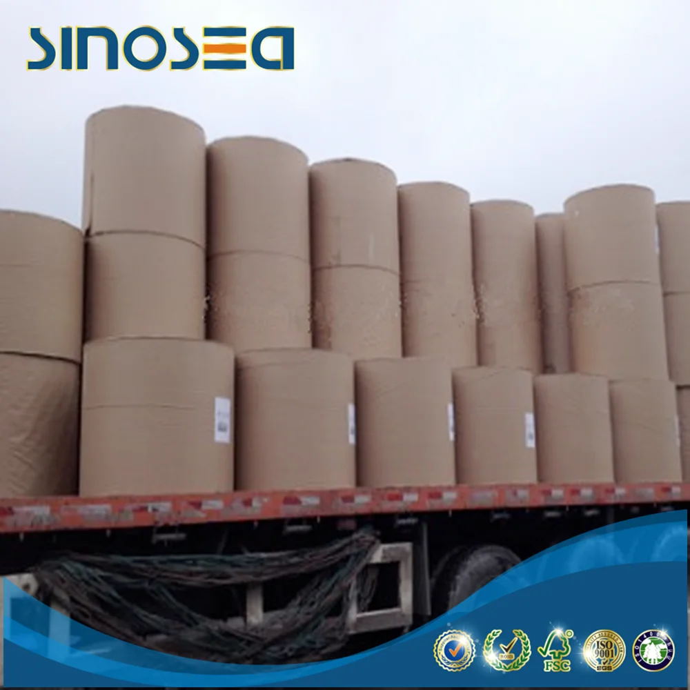 Roll Packing Recycled Kraft Brown Liner Paper With High Quality Buy