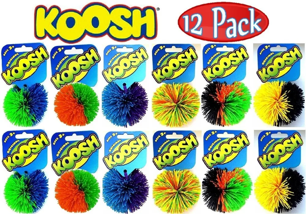koosh ball kids toy ball rainbow pom ball rubber string 5 /6/7/8