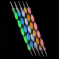 

5pcs two way nail dotting pen tool painting brush manicure tool