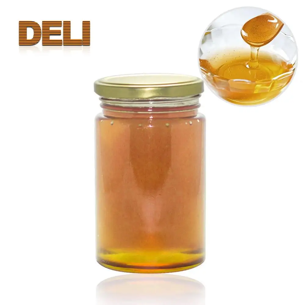 
Tins Style Golden Honey Flavored Syrup Preservation 