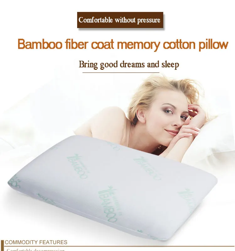 High Quality Bamboo Memory Foam Sleeping Pillow Buy Memory Foam