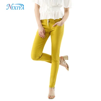 yellow jeans ladies