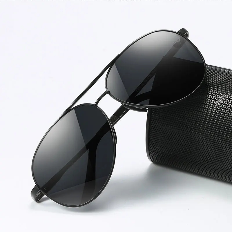 

high quality aluminum men sunglasses spring hinges 2019 pilot male sun glasses bulk buy design your own logo photochromic
