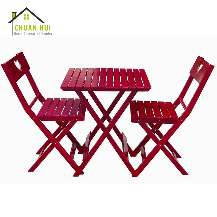 Wholesale Red Garden Foldable Chair And Table Buy Garden Foldable