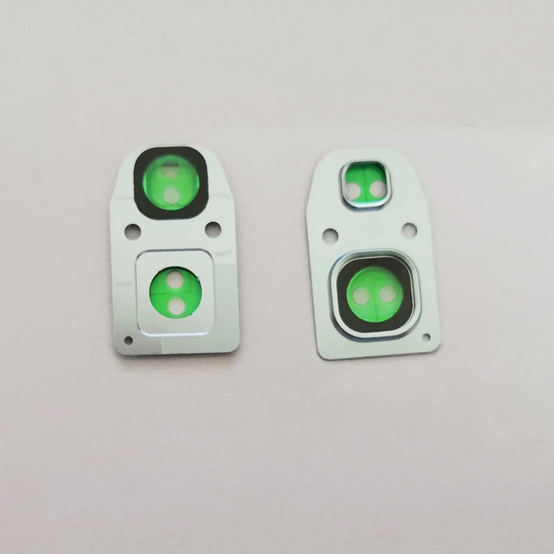 Camera Frame Glass Lens with Sticker Adhesive Tape Replacement For Samsung Galaxy  A520 A720 2017