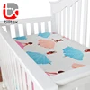 Cartoon dancing girl digital printed baby bedding satin baby crib satin sheets