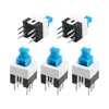 SPDT Push Button Switch Self Latching Locking 3 Pin DIP PCB MOUNT 7 x 7mm