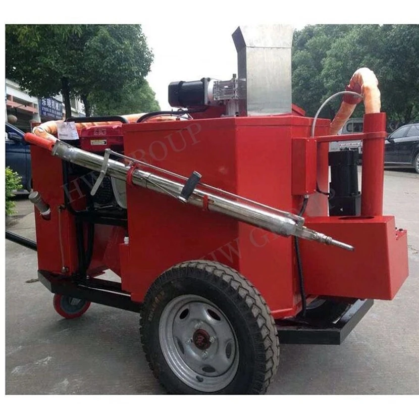 China sale Asphalt road crack sealing machine with 100L hot melt kettle