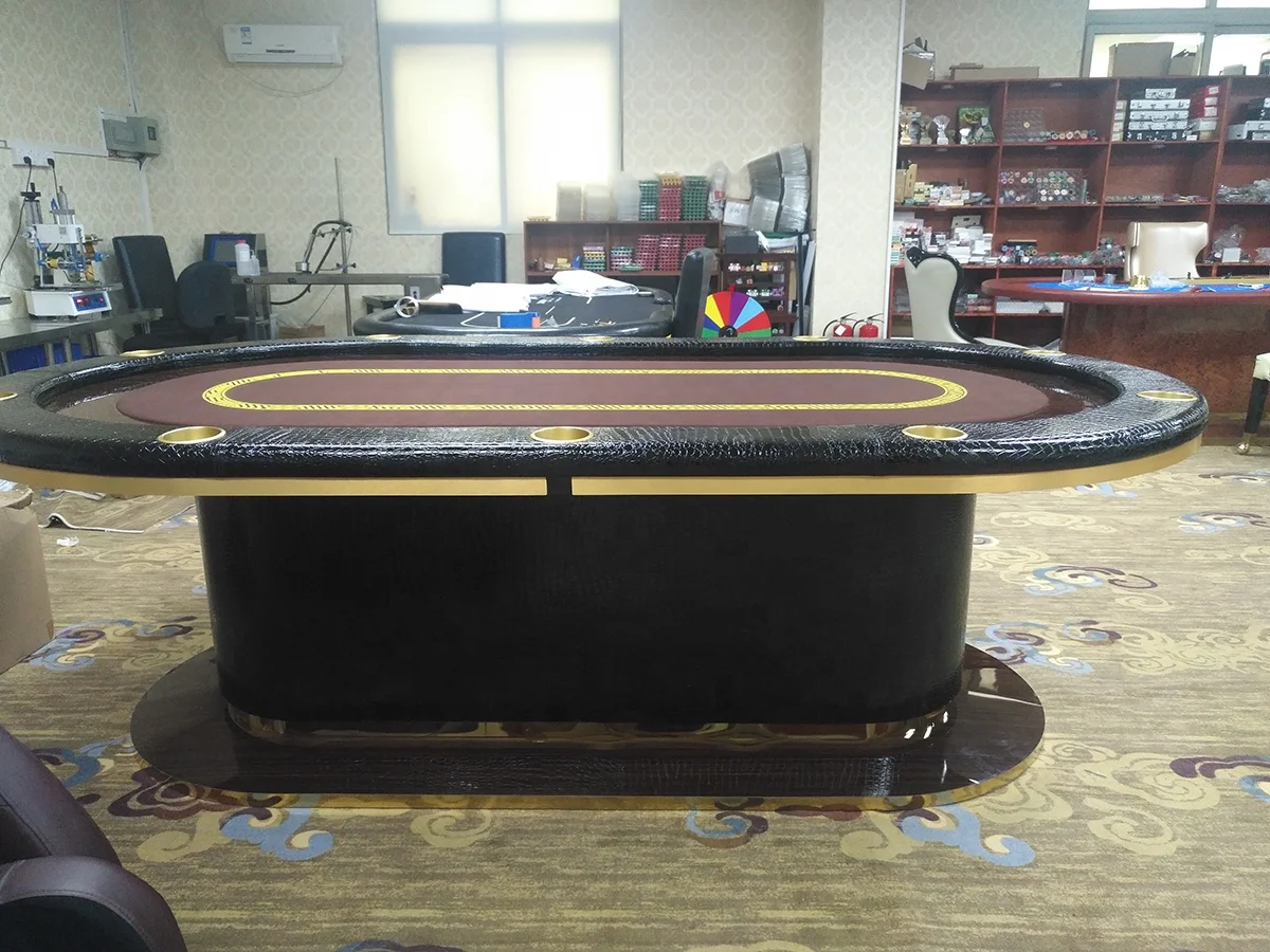 used casino poker table