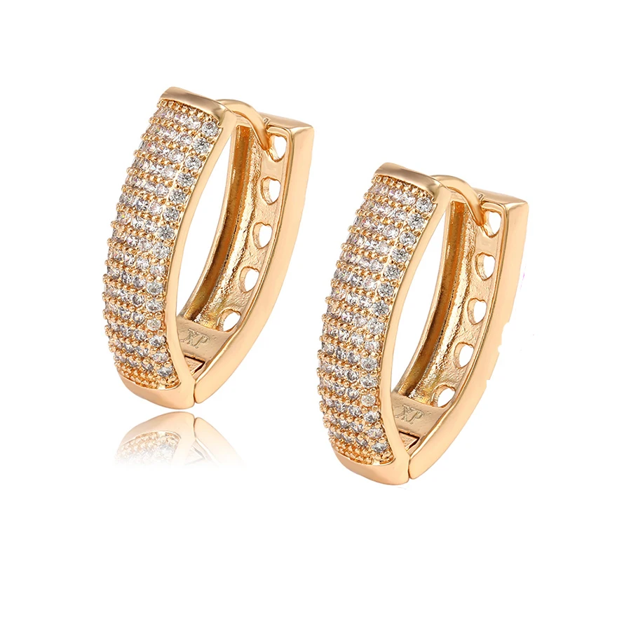 

92259- Xuping Jewelry Fashion 18K Gold Plated Hoop Earrings