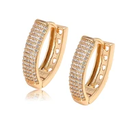 

92259- Xuping Jewelry Fashion 18K Gold Plated Hoop Earrings