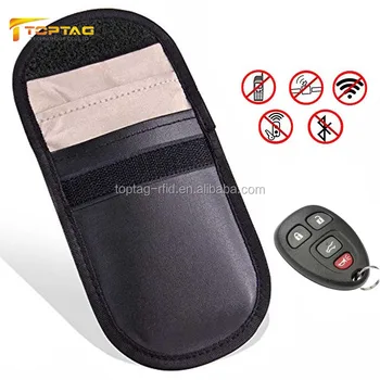 shielded rfid blocking pouch