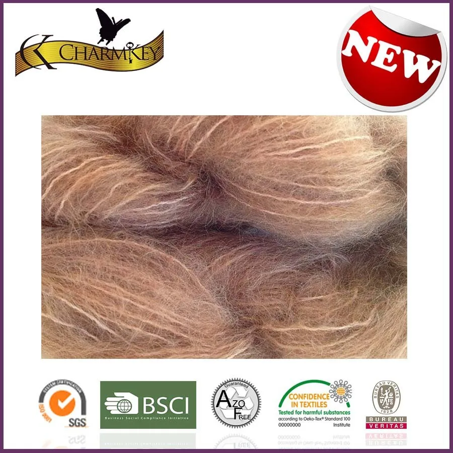 
Luxury top quality 100 fancy mohair yarn for wholesale 