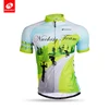 Nuckily cycling T-shirt Breathable happy riding in forest cycling shirt cycling jersey