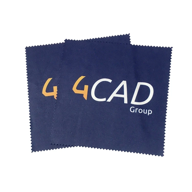 
customer logo printing microfiber eyeglasses cleaning cloth 
