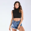 Trendy design loose crop tops