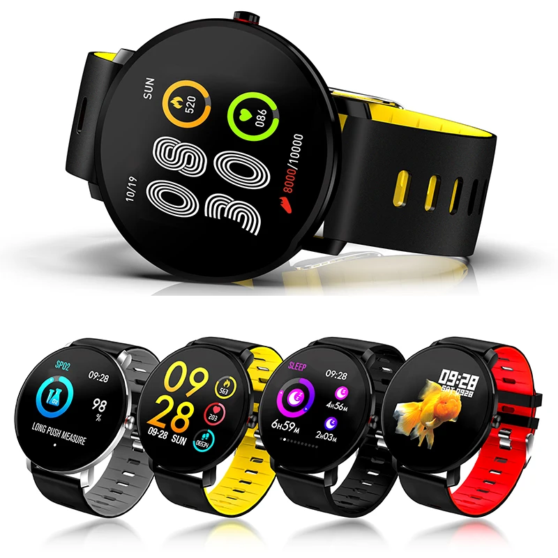 

K9 Smart Watch Men Sports Smartwatch IP68 Waterproof Heart Rate Blood Pressure Monitor Fitness Tracker Smart Band Wristwatch