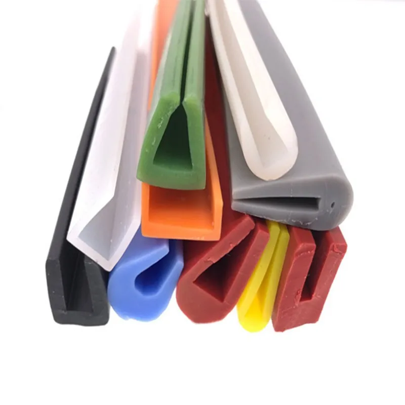 U Shaped Silicone Rubber Seal Strip For Glass Buy U Shaped Silicone