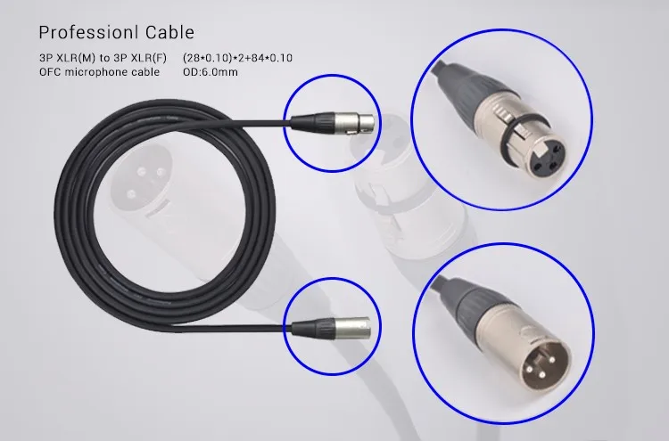 Accuracy Pro Audio Mc042-10ft 10ft Xlr Male To Xlr Female High Grade ...