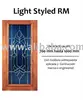 Solid wood interior door - 1 Light French Styled RM model type