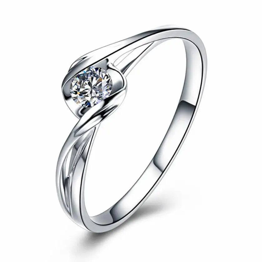 

2018 New adjustable zircon wedding ring