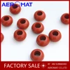 Aeromat High Grade silicone rubber bead/rubber ball with hole