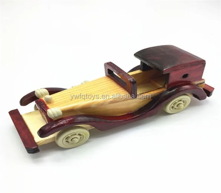 FQ brand popular DIY toy wooden model car for children assembled toy vehicles
