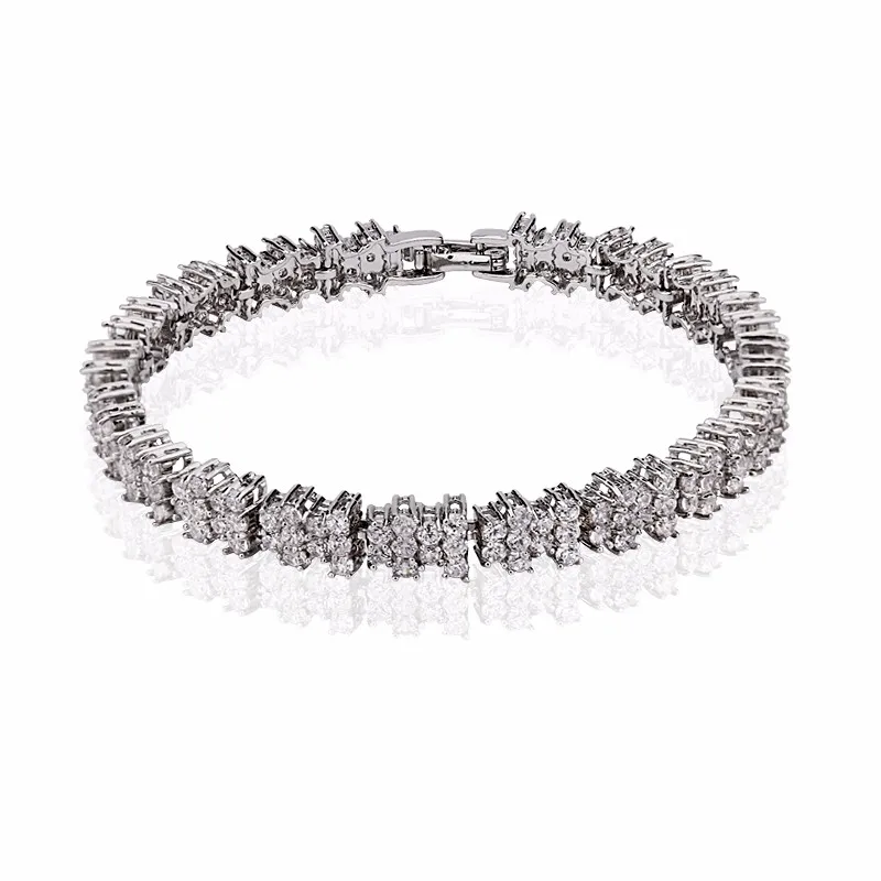 Fashion White Gold Plated Ladies Bracelet Models For Daily Wear - Buy ...
