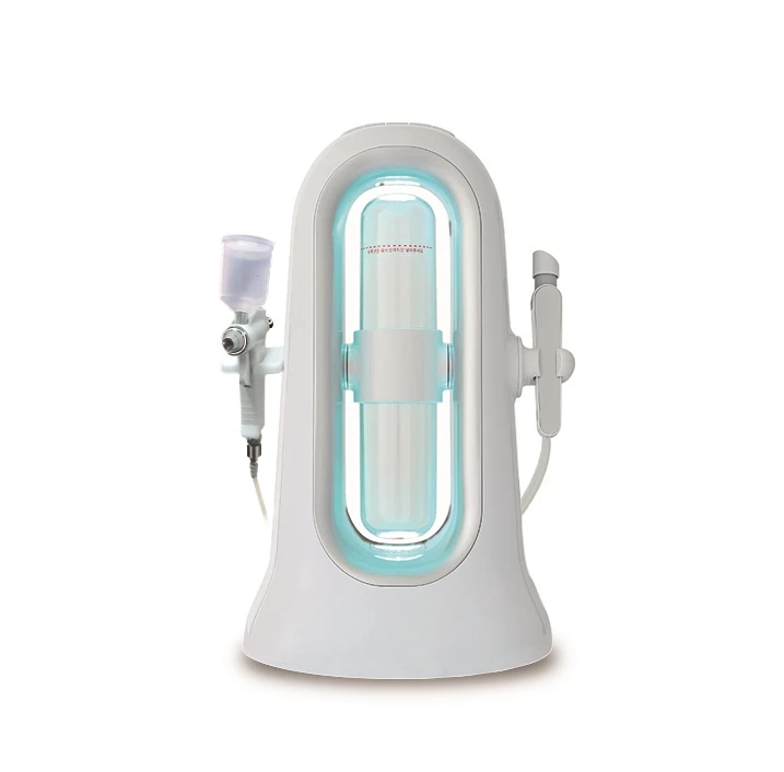 

2020 2 Handles electric skin deep cleaning blackhead removal micro bubble hydra water oxygen jet aqua peel machine for facial, White, customized color is available