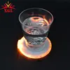 HOT now bar supplies led coaster Red and blue flashes Induction luminescent circle coaster