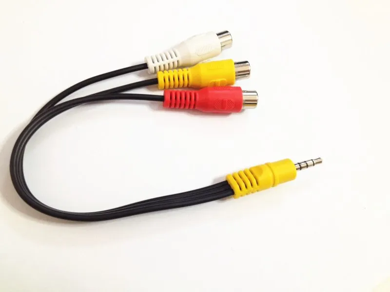3.5mm To 3 Rca Stereo Audio Cable Red White Yellow Interface Cable Buy Rca Cable,3 Rca Cable,3