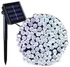 ROPIO Outdoor waterproof 12m 100 LED Multicolour Solar powered String Lights For Party Holiday Garden Decorative