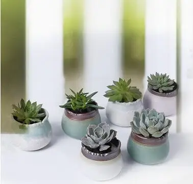 Hand bemalt flower design keramik mini garten pflanzer/kleinen ...