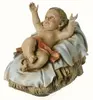 Hand painted resin baby jesus statue