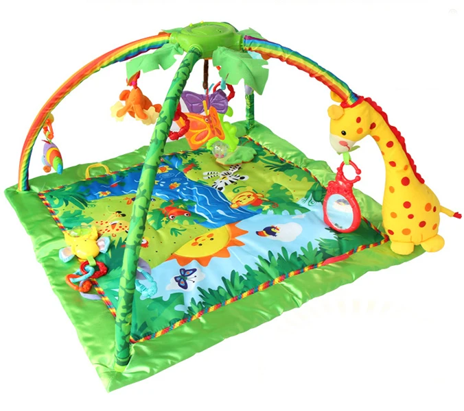 Foldable Cotton Forest Baby Nontoxic Play Mat Soft Toy Style Toddler Activity Play Mat Hot Sale