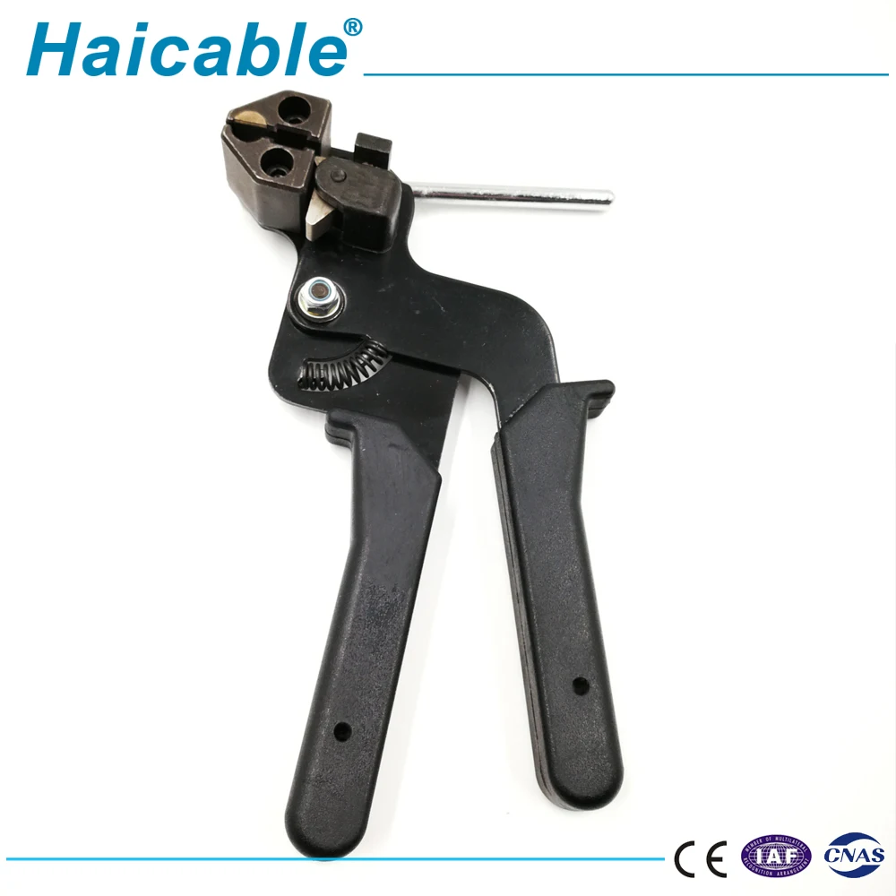 Stainless Steel Self Lock Ball Type Hs600b Cable Tie Install Tension
