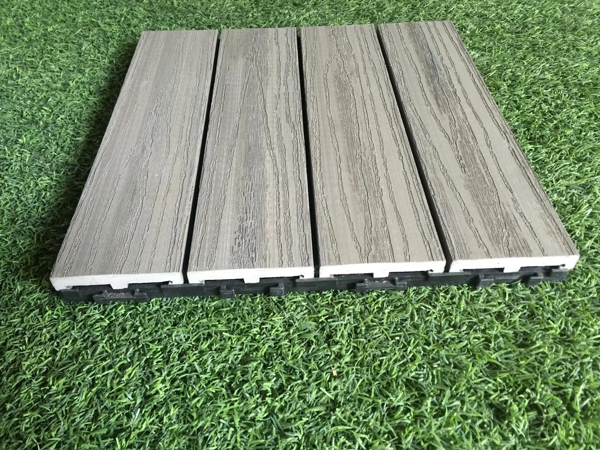 Waterproof Interlocking Composite Decking Outdoor Floor Project Wood