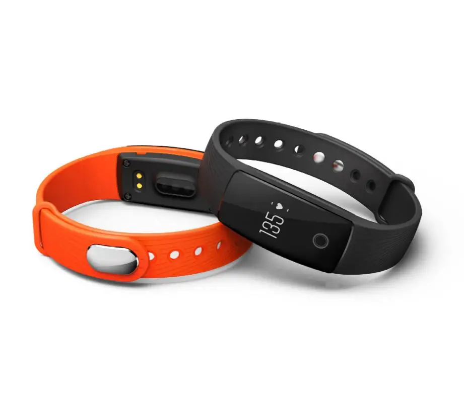 

drop shipping ID107 Heart Rate Monitor Fitness Silicone Heart Rate blood oxygen monitor waterproof smart band