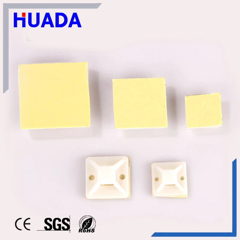 
Huada nylon66 Self-adhesive cable tie mounts 