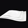 Fine bone china flat dish plate arabic hotel porcelain tableware