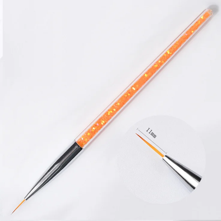 

Low Quantity Colorful Nail brush Pull Pen 3D Nail Painting brush
