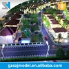Miniature handmade and 3d printed architectural models