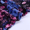 2018 High quality 97%polyester 5%spandex flower print additional fabric