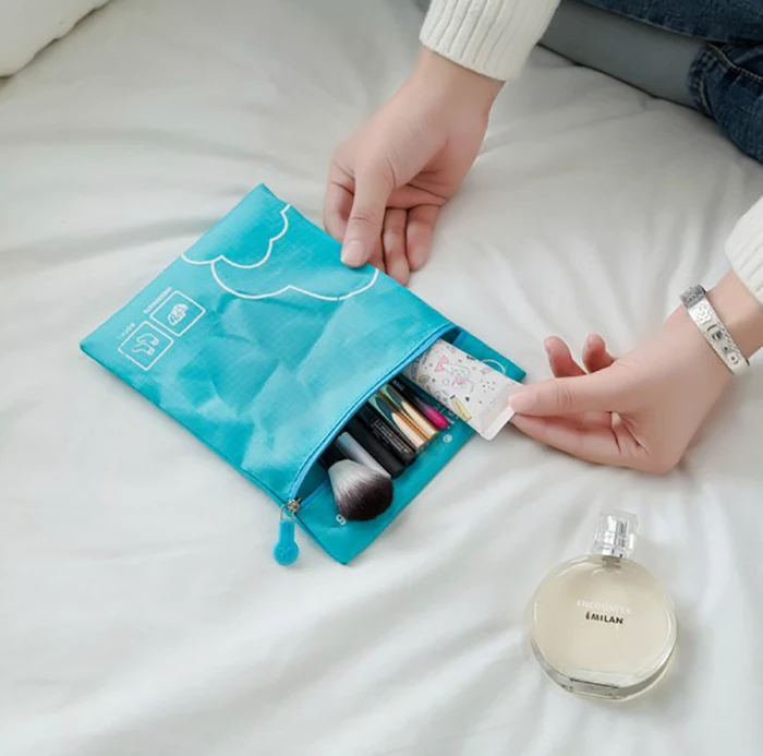 7 Pieces Travel Cubes Luggage Divider Storage Bag Clothes Tidy Packing