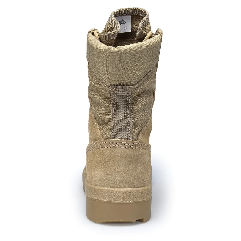 Topsion Men Women Used High Ankle American Tactical Army Shoes Military Combat Canvas Boots