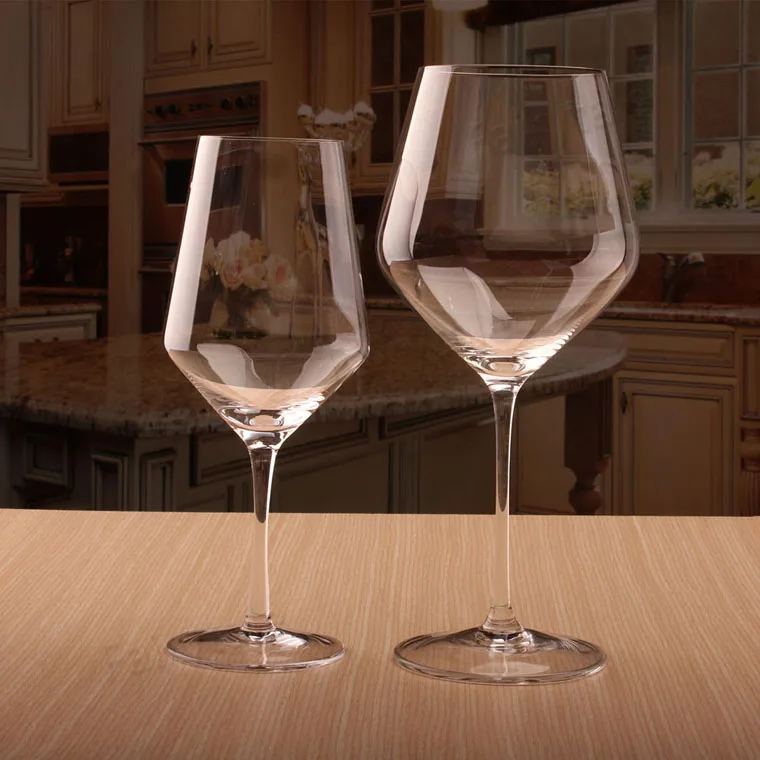 Personalized Wine Glass Goblet Thick Long Stem Polish Wine Glasses