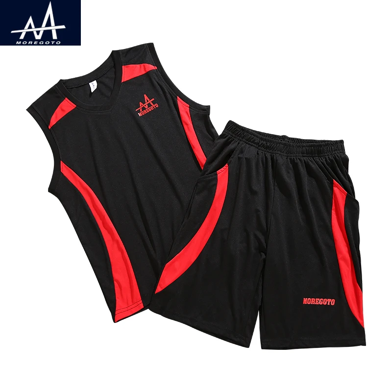 

2019 New Design kids Sportswear Clothing Sets Boy's Gym Clothing Set Gym Tank Top and Shorts Suit Big Boys 11Y, Red;black