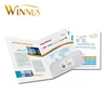 custom logo full color printing service recycled a3 a5 a4 paper presentation leaflet flyer file folder with pocket