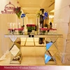 Square shape high stainless steel stand up bar tables